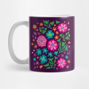 SAYULITA Bright Tropical Mexican Style Floral - UnBlink Studio by Jackie Tahara Mug